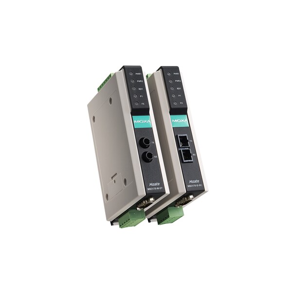 1Prt Advnc Modbus Gtway w/1 100Basef Mltimode fbr, Mgate Mb3170-M-St-T